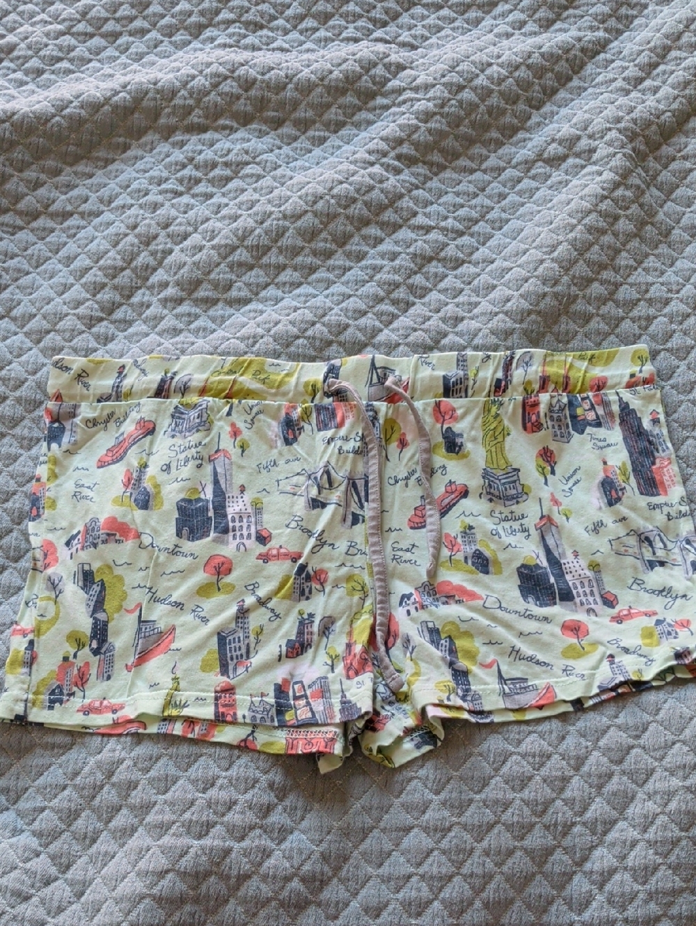 munki munki New York City Print Pajama Lounge Shorts